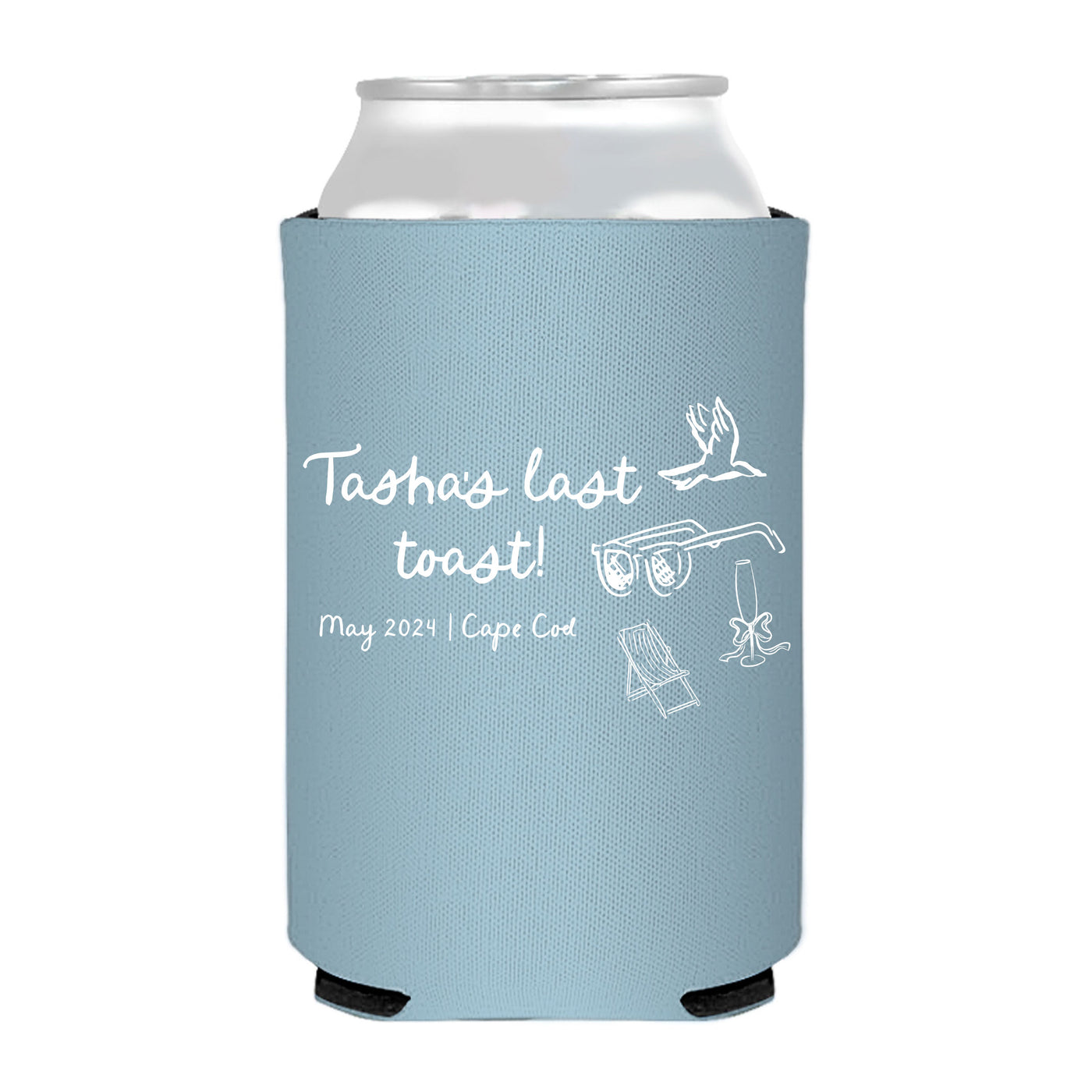 Last Toast on The Coast Bachelorette Party Can Coolers