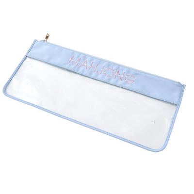 Light Blue Bamboo Bag - Oh My Mahjong