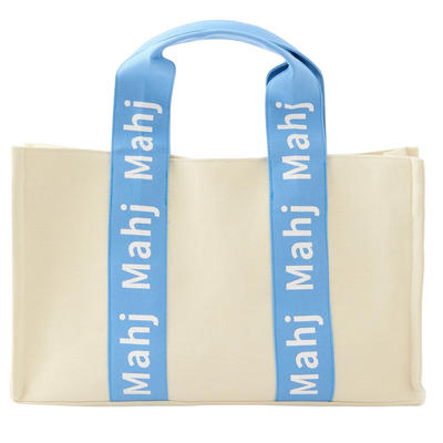 Light Blue Mahj It All Bag - Oh My Mahjong