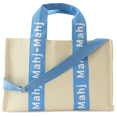 Light Blue Mahj It All Bag - Oh My Mahjong