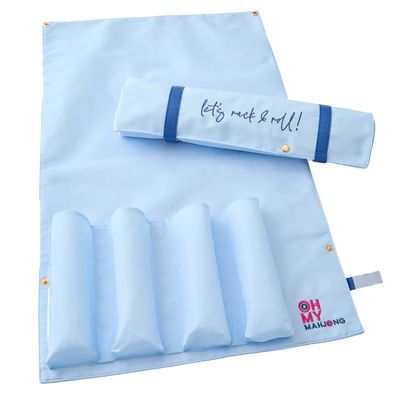 Light Blue Let's Rack & Roll Bag - Oh My Mahjong