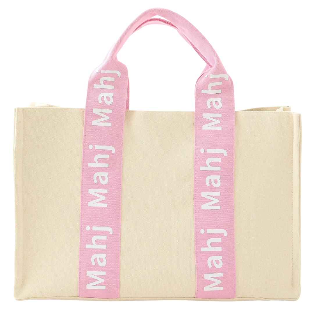 Light Pink Mahj It All Bag - Oh My Mahjong