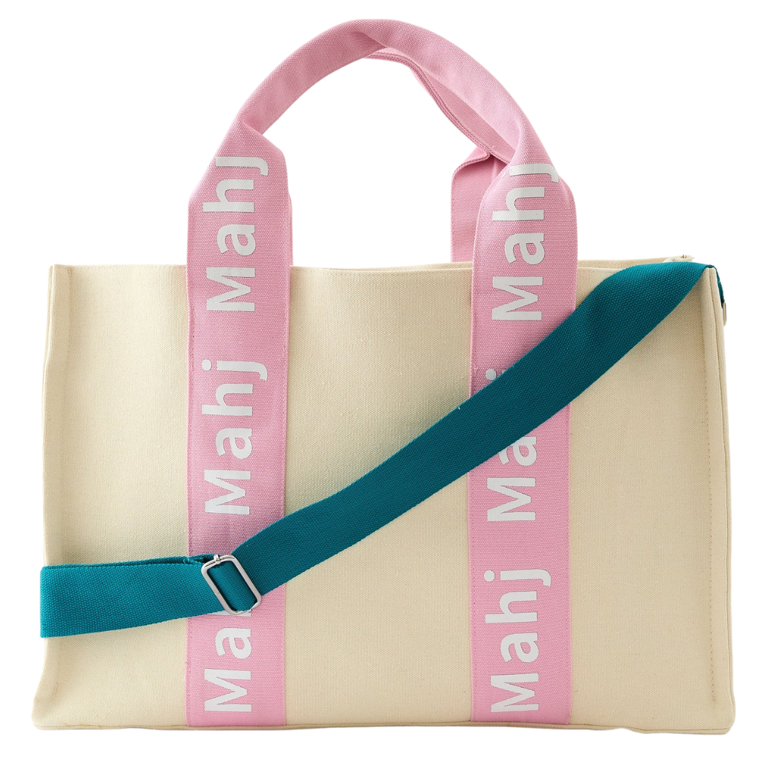 Light Pink Mahj It All Bag - Oh My Mahjong