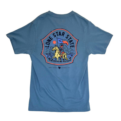 Lone Star Badge Pocket T-Shirt - Slate