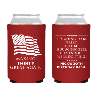 Making Birthdays Great Again - Making "any age" Great Again Can Coolers
