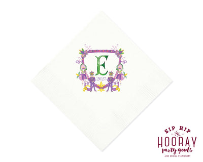 Mardi Gras 2nd Birthday Full Color Napkins