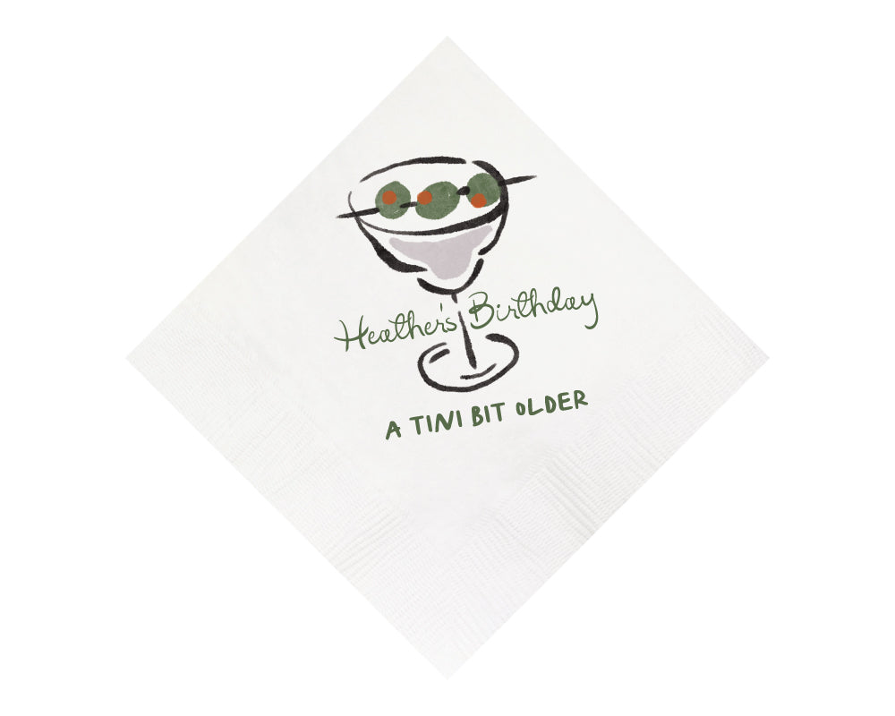 A Tini Bit Older Full Color Napkins