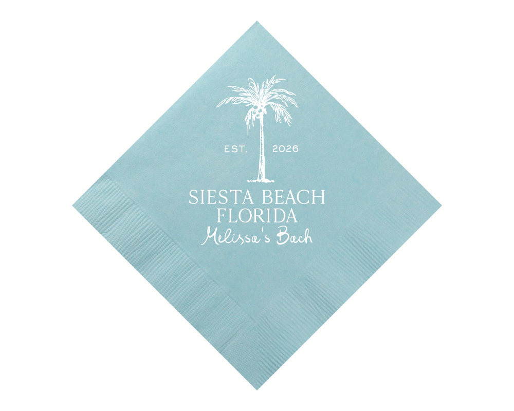 Siesta Beach Bachelorette Napkins
