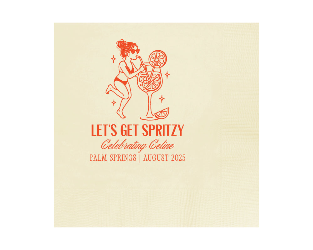 Let's Get Spritzy Summer Napkins