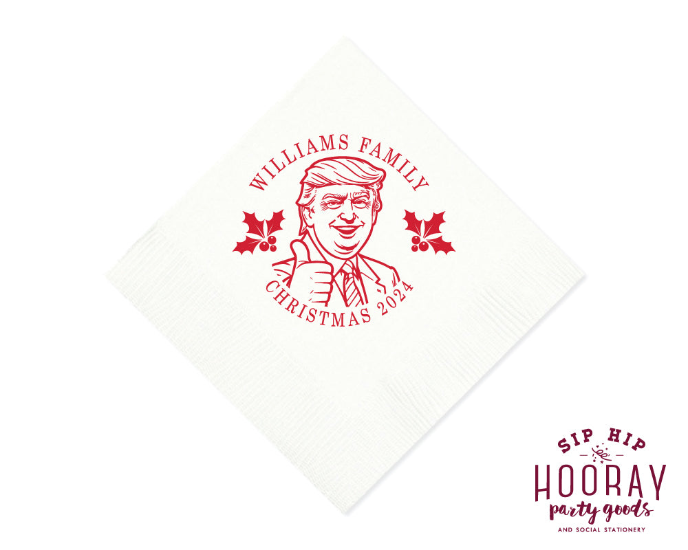 Make Christmas Great Again Napkins