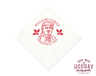 Make Christmas Great Again Napkins