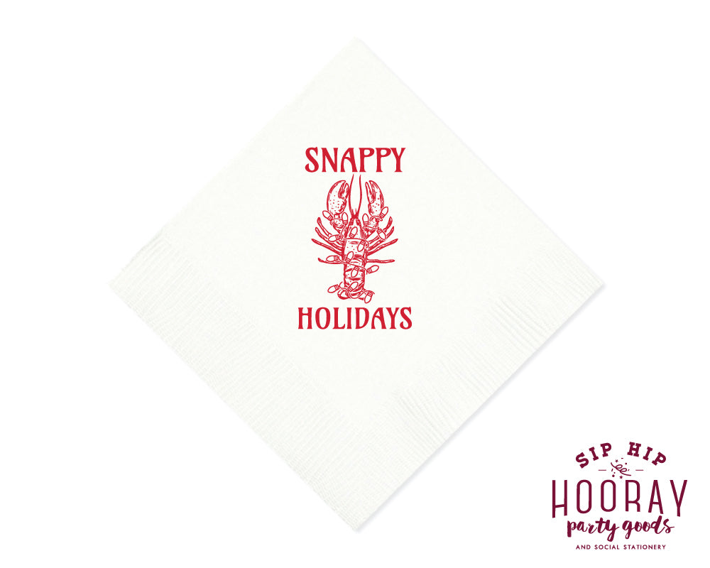 Snappy Holidays Christmas Napkins
