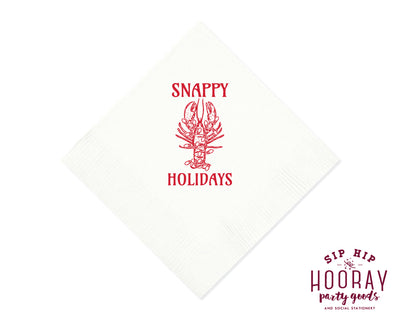 Snappy Holidays Christmas Napkins