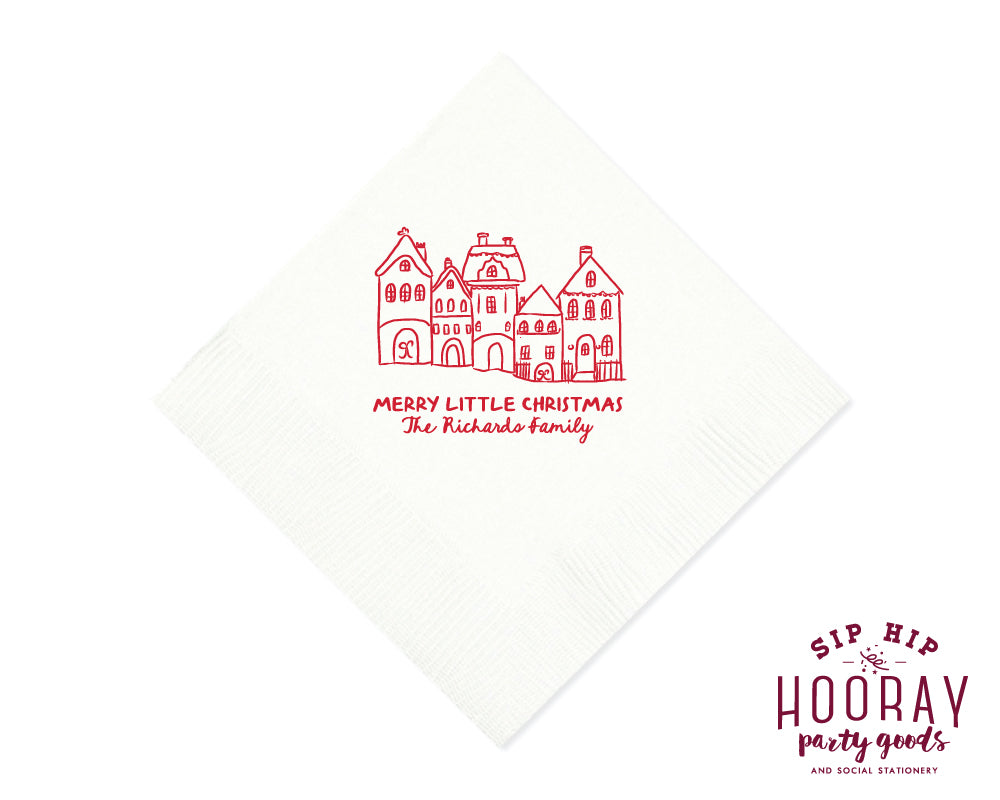 Merry Little Christmas Napkins