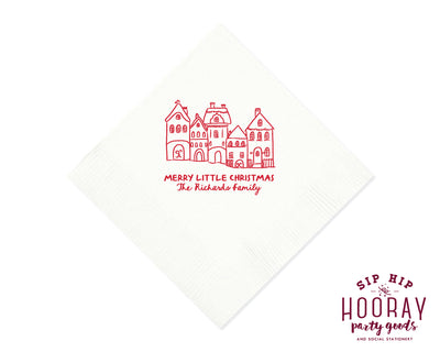 Merry Little Christmas Napkins