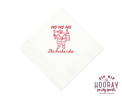 Ho Ho Ho Christmas Napkins