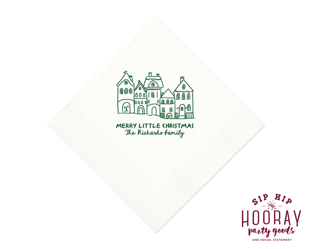 Merry Little Christmas Napkins