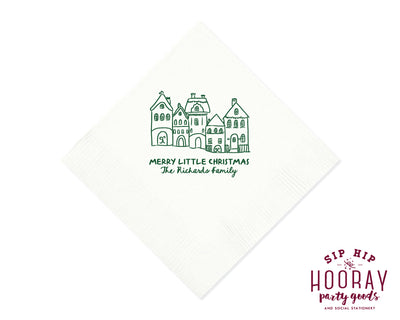 Merry Little Christmas Napkins