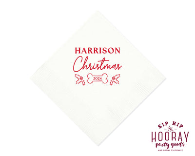 Happy Woof-mas Christmas Napkins