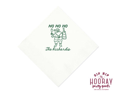 Ho Ho Ho Christmas Napkins