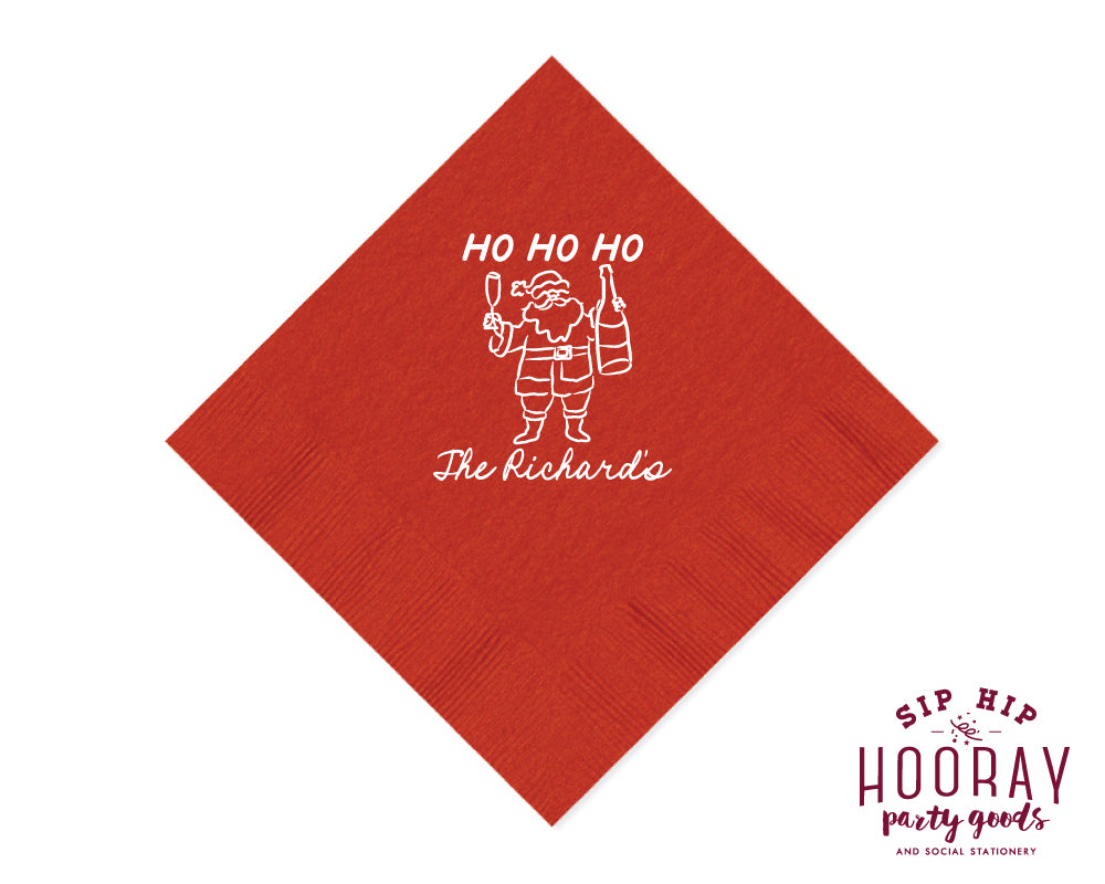 Ho Ho Ho Christmas Napkins