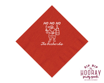 Ho Ho Ho Christmas Napkins