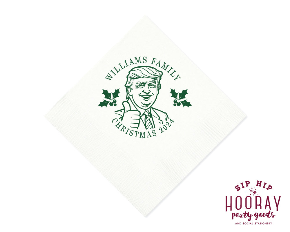 Make Christmas Great Again Napkins