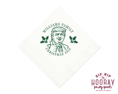Make Christmas Great Again Napkins