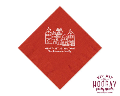 Merry Little Christmas Napkins