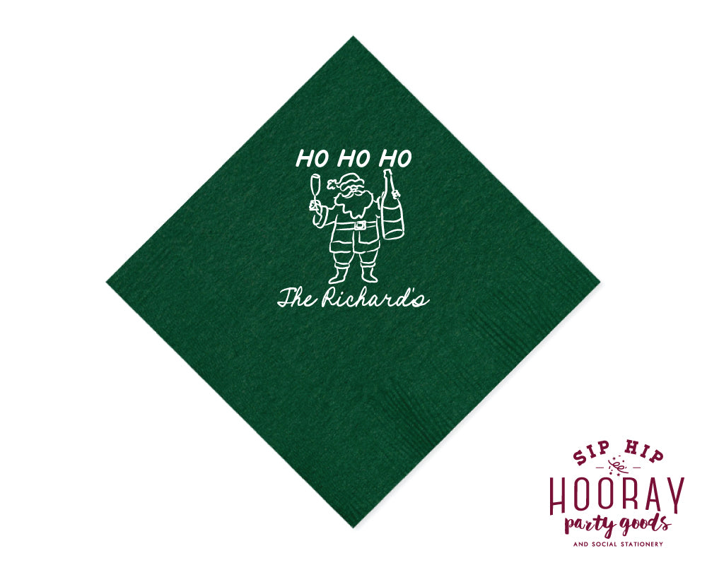 Ho Ho Ho Christmas Napkins