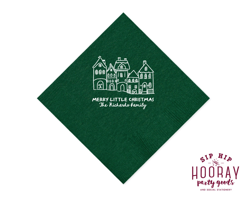 Merry Little Christmas Napkins