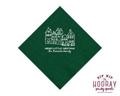 Merry Little Christmas Napkins