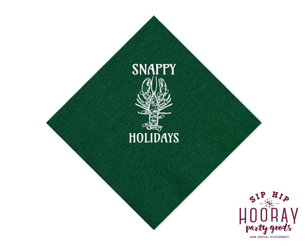 Snappy Holidays Christmas Napkins