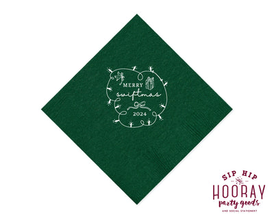 Merry Swiftmas Funny Christmas Napkins