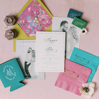 Wedding Fun Fact Cocktail Napkins 3ply