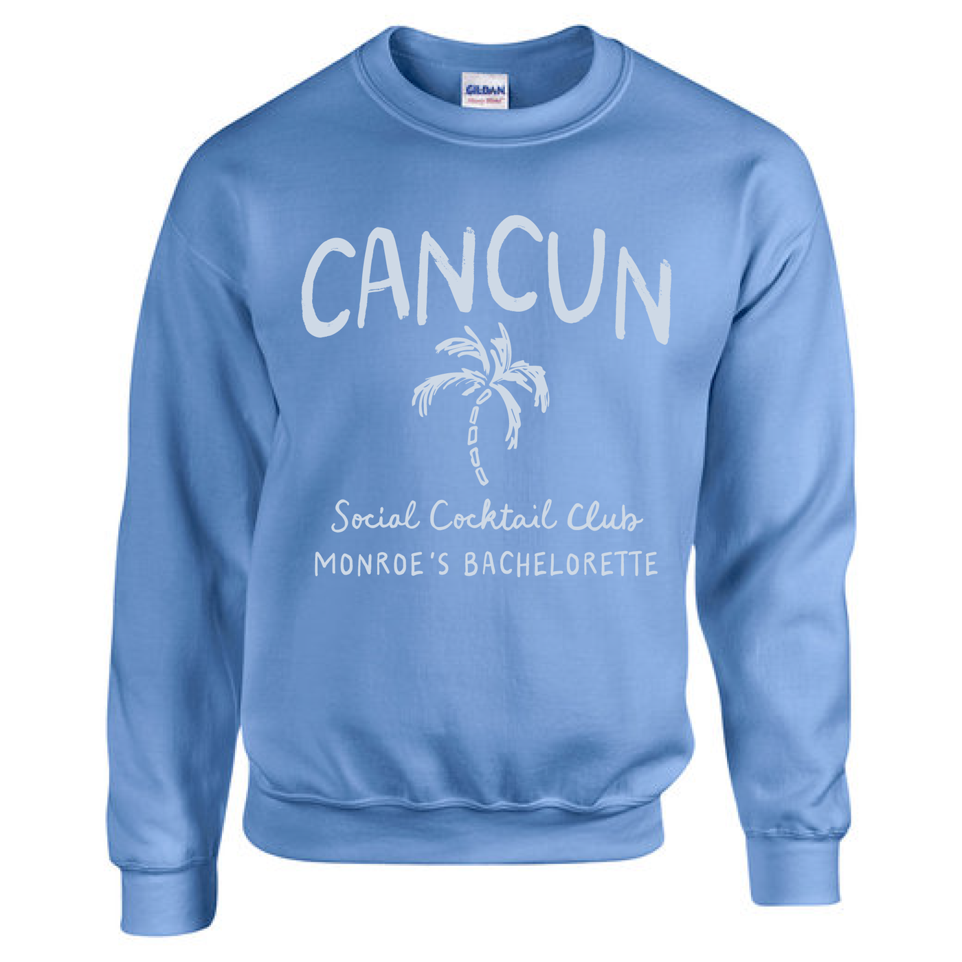 Palm Tree Tropical Social Club Bachelorette Party Sweatshirt