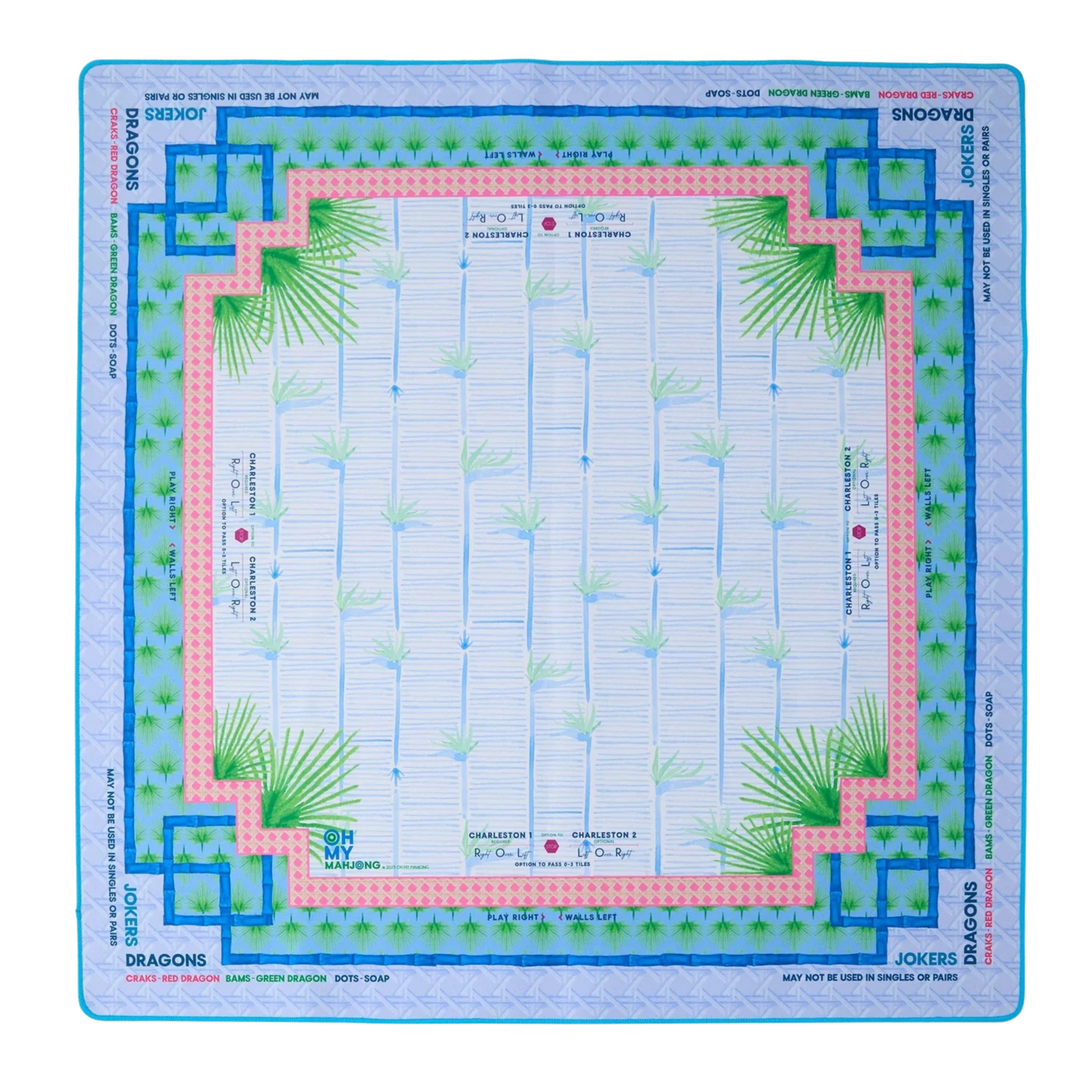 Palm Paradise Mat - Oh My Mahjong
