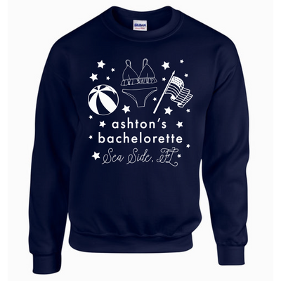 Patriotic Beach Bachelorette Party Sweatshirt