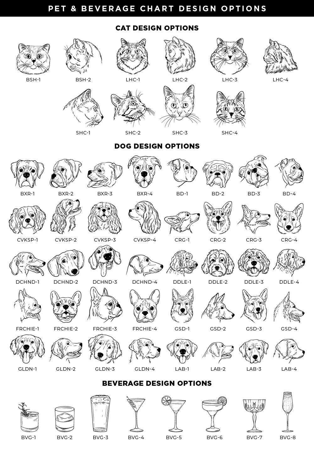 Corgi Champagne Sketch Fluted Stadium Cups