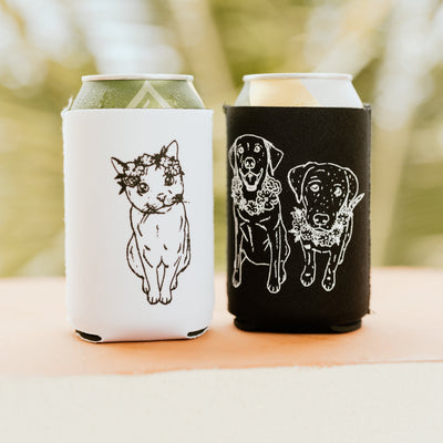 Cheers! Pet Sketch Can Cooler