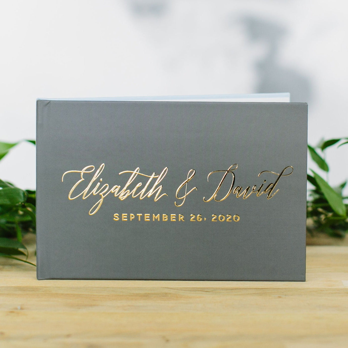 Simple Modern Wedding Guest Book