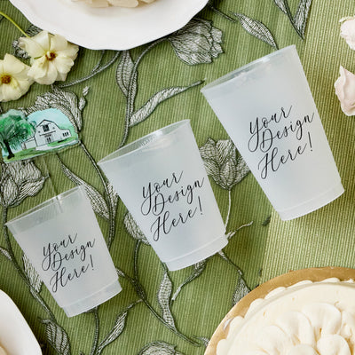 Personalized Frosted Cups | Any design, monogram, idea!