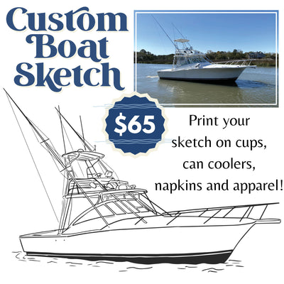 Hand-Drawn Boat Sketch