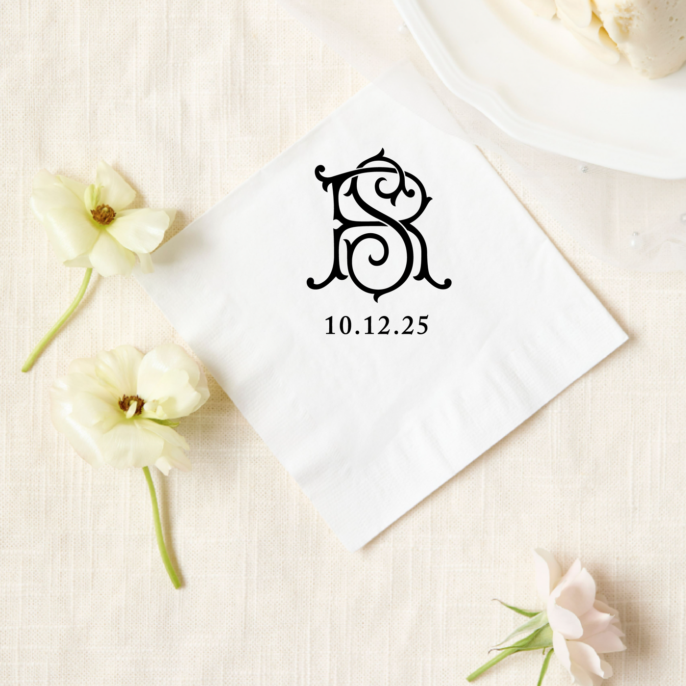 Custom Monogram Napkins
