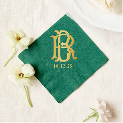 Custom Monogram Napkins