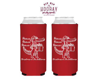 Heaux Heaux Heaux Christmas Foam Slim Can Cooler