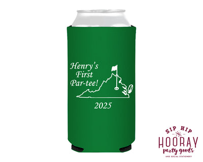 First Par Tee Golf Masters Birthday Slim Can Cooler