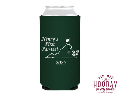 First Par Tee Golf Masters Birthday Slim Can Cooler