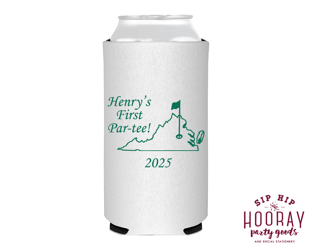 First Par Tee Golf Masters Birthday Slim Can Cooler