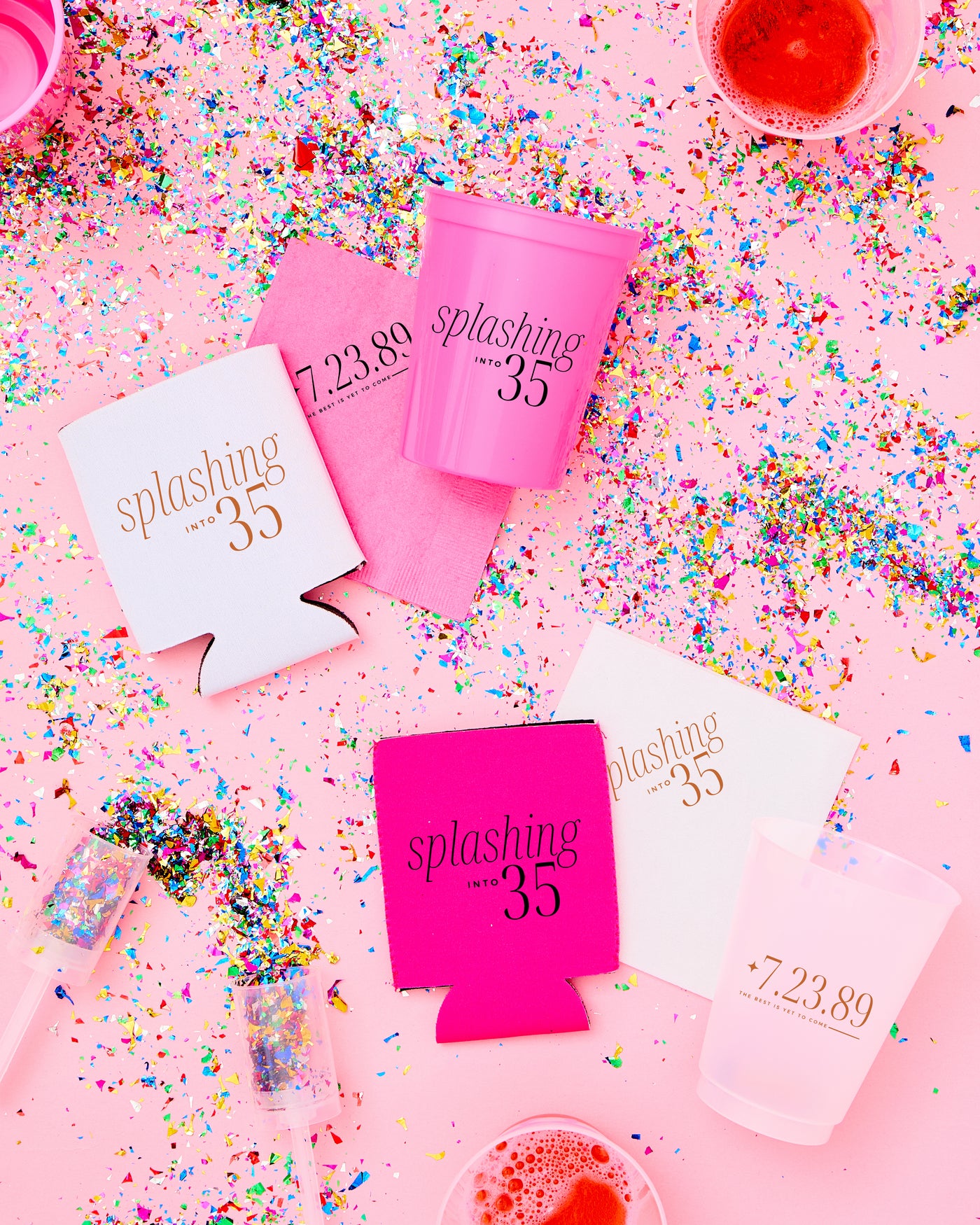 Splashing Into 35 Birthday Stadium Cups